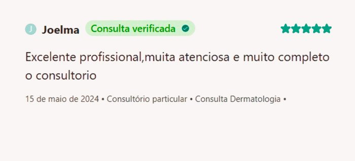 Depoimento de paciente