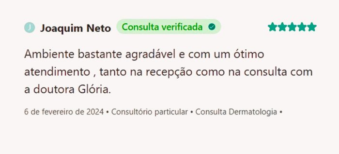 Depoimento de paciente